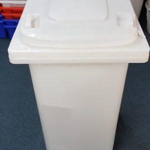 240lt White Wheel Bin Food Grade