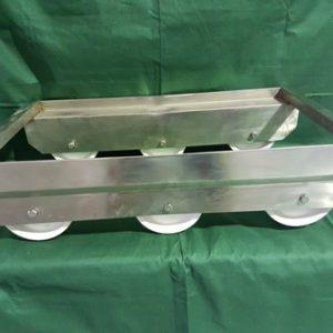 S/S Tub Trolly 6Wheel