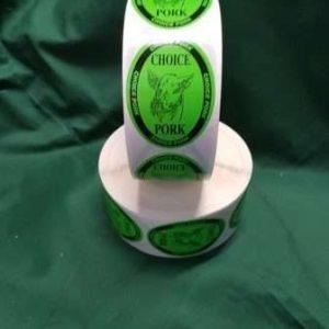 Choice Pork Label
