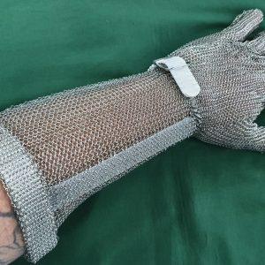 20cm CUFF WHITE MESH GLOVE