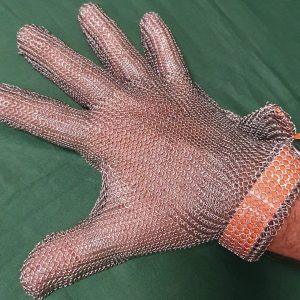 5 Finger Mesh Glove (Orange)