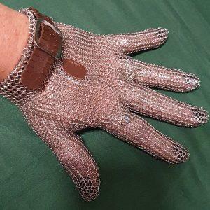 5 Finger Mesh Glove (Brown)