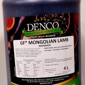 GF Mongolian Lamb Marinade 4lt