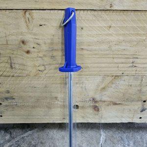 12" D-Bone Round Polished Blue