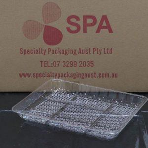 11 x 9 PET. RR O/CELL CLEAR TRAY